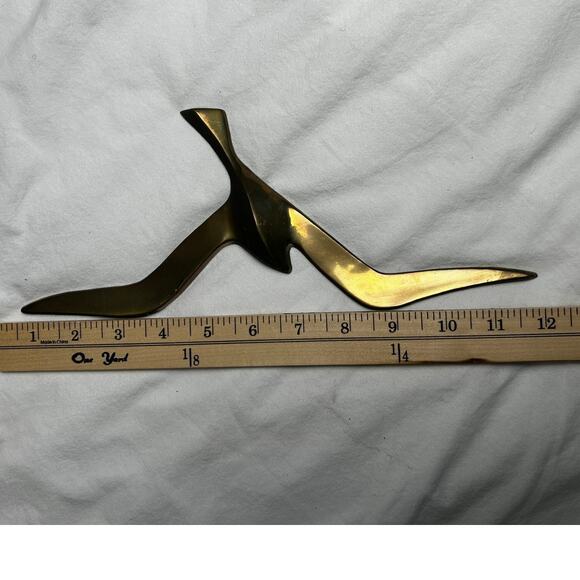 Vintage Brass Flying Seagulls Set of 3 Wall Decor - Picture 7 of 9